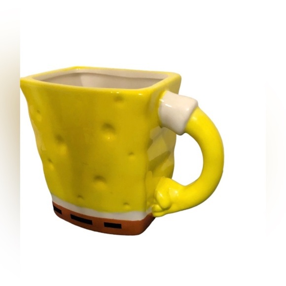 Nickelodeon‎ Spongebob squarepants yellow ceramic coffee mug new - Picture 9 of 11